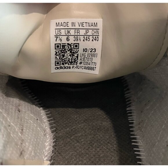 Adidas Samba OG Beige Aluminium Gum Sole Sneakers Womens US 7.5 IE7013 - Picture 10 of 10